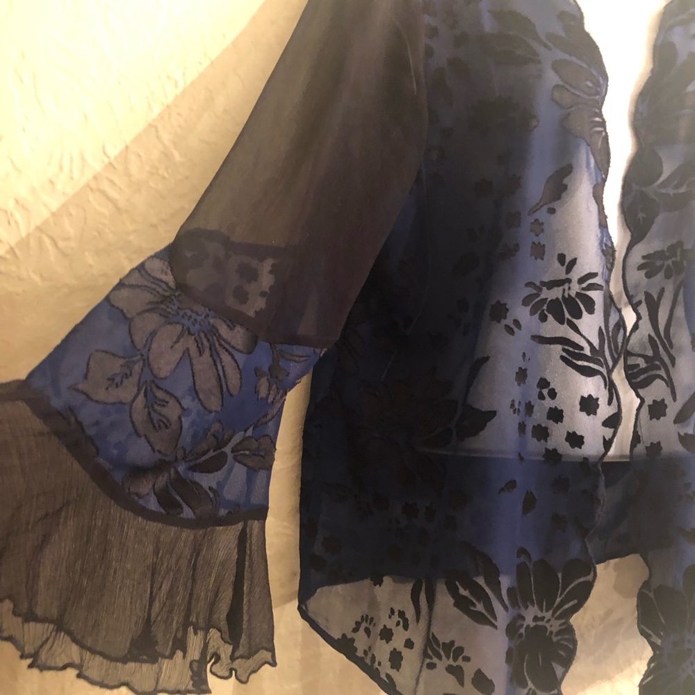 TOPSHOP midnight blue beautiful kimono